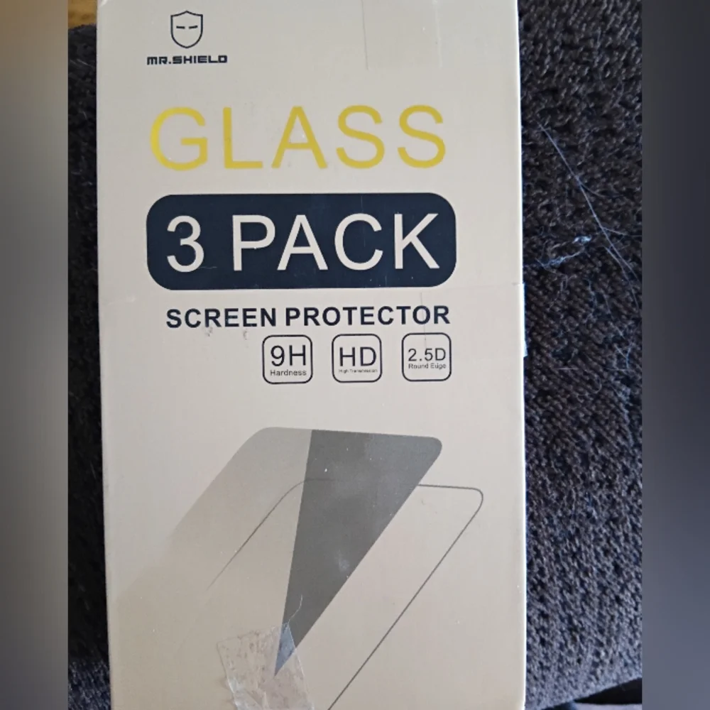 Mr. Shield Glass Screen Protector 3 Pack